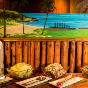 Rapanui traditionelles Abendessen und Show