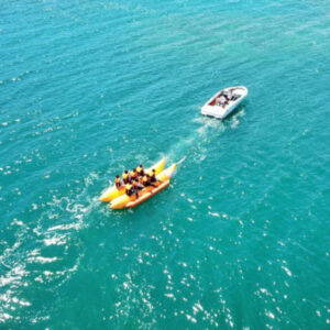Tubing oder Bananenboot in Corón