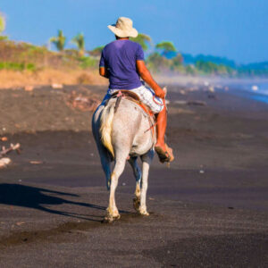 Reiten durch Drake Bay