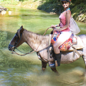 Reiten zum Wasserfall El Limón