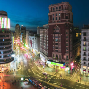 Nachttour durch das beleuchtete Madrid
