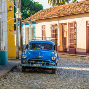 Transfer nach Playa Ancón mit dem Oldtimer