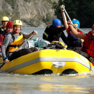 Rafting auf dem Fluss Sella