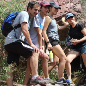 Trekking und Abseilen im Angel Wasserfall