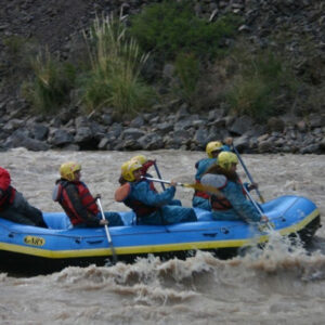 Rafting auf dem Mendoza-Fluss