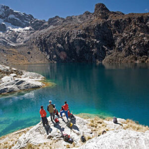Private Trekkingroute durch die Lagune von Churup