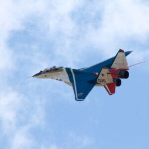 Überschallflug im Kampfflugzeug MiG-29
