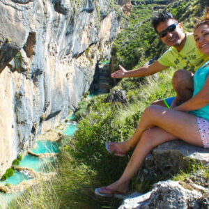 Tour durch das türkisfarbene Wasser von Millpu