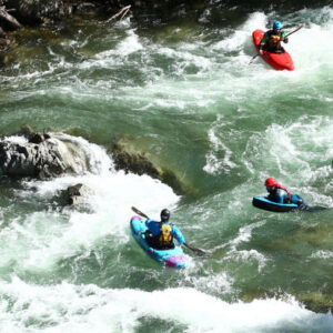 Hydrospeed im Fluss Noguera Pallaresa