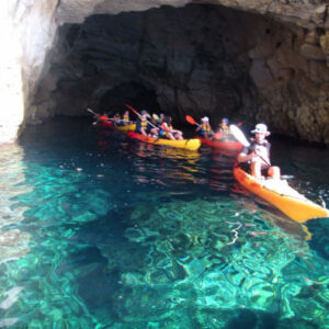 Kajak in Cabo de Gata