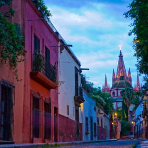 Nachtreiten in San Miguel de Allende