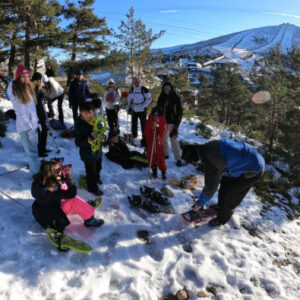Schneeschuhtour durch die Sierra de Guadarrama