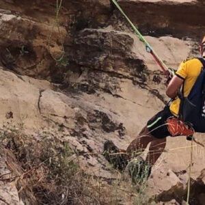 Trockenes Canyoning in El Cigarrón