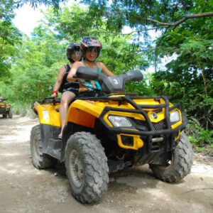 Quad-Tour durch den Maya-Dschungel + Zipline-Runde