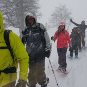 Schneeschuhwandern durch das Hidden Valley