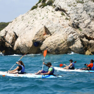 Kajaktour um Villanueva und Geltrú