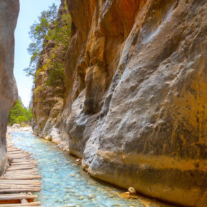 Wandern in der Samaria-Schlucht