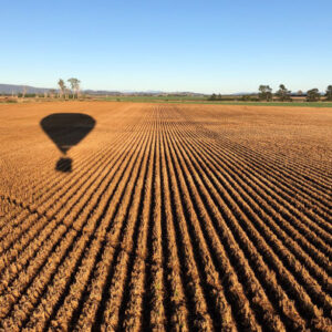 Fahrt mit dem Heißluftballon über das Avon Valley