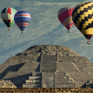Private Ballonfahrt über Teotihuacán