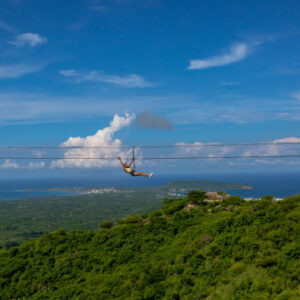 Seilrutsche an der Riviera Nayarit