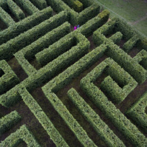 Eingang zum Labyrinth von Llanes