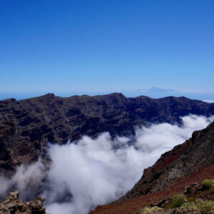 Wandern entlang des Roque de los Muchachos von Santa Cruz